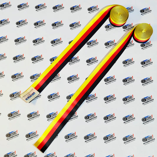 German Flag Seat Belt Webbing | (Sold Individually)