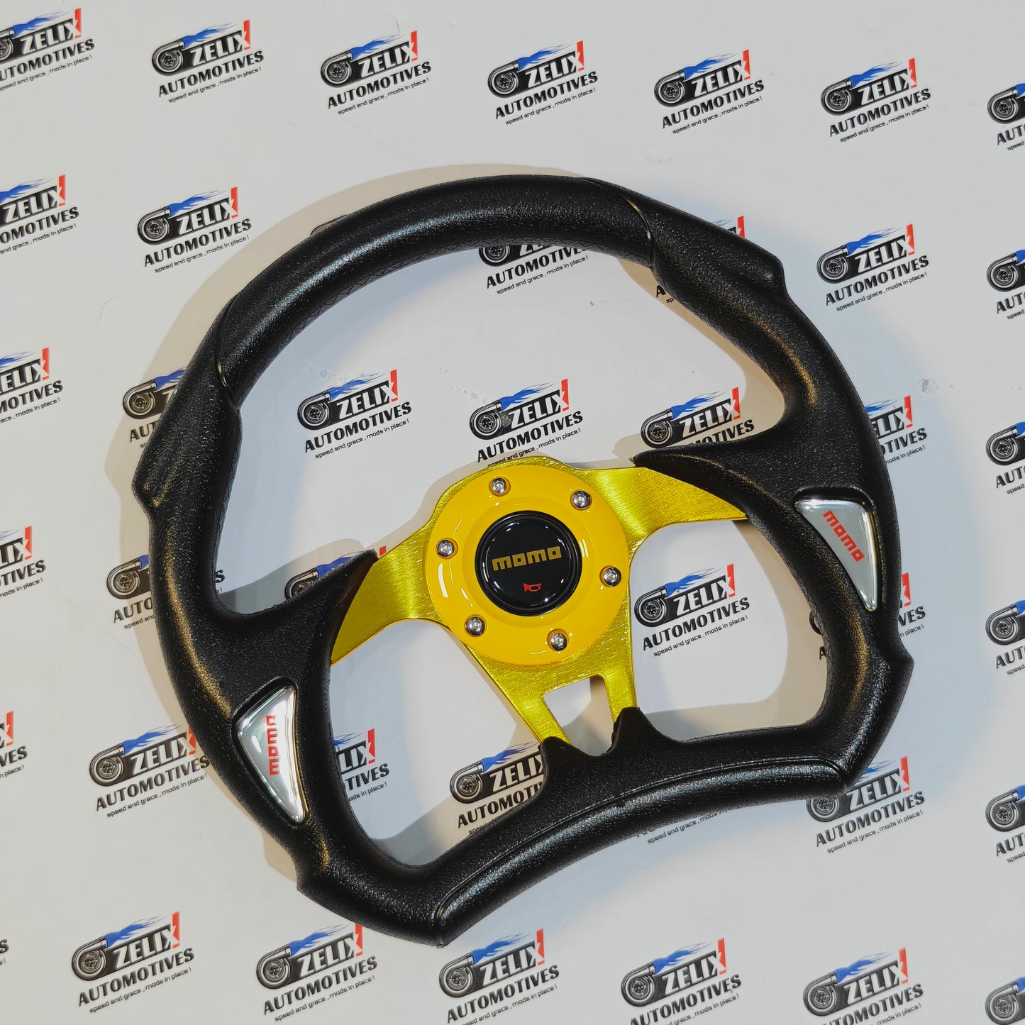 MOMO Steering Wheel 12-Inch | Sporty Design