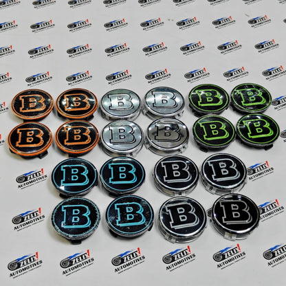 Mercedes Benz Brabus Wheel Caps | Outer Diameter 76.6-mm