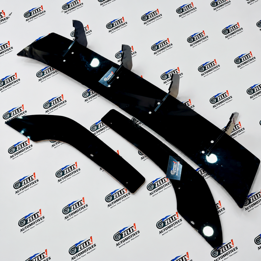 VW Virtus & Skoda Slavia 4-Fin Rear Diffuser | Acrylic Build