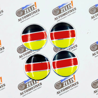 Wheel Stickers German & Italy Flags Designs