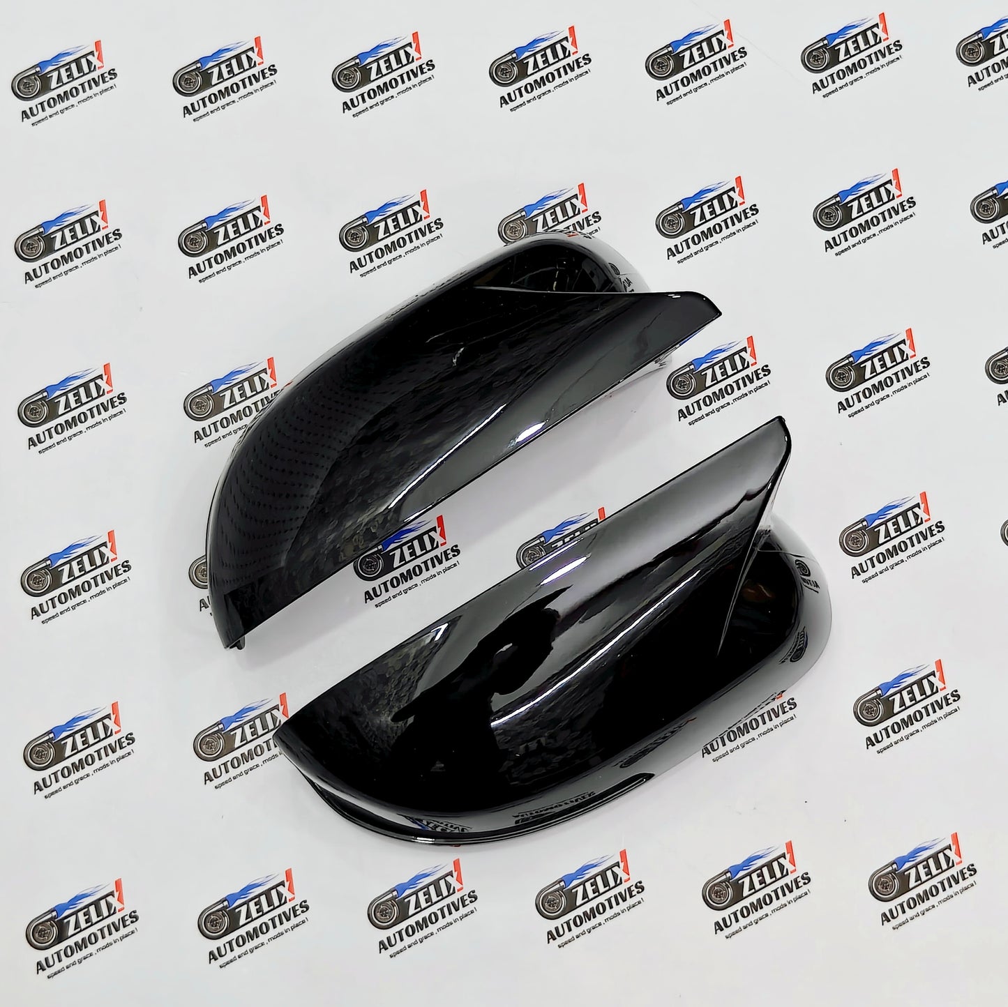 Honda City Batman-Style Mirror Covers with Indicator | Compatible With 2008-2012