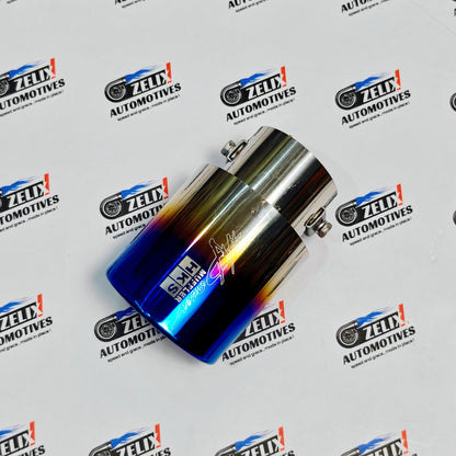 HKS-Style Single Exhaust Tip | 2.45-Inch Inlet