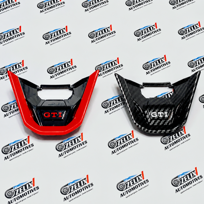 VW Virtus Steering Wheel GTI Badges | Enhances Interior Styling