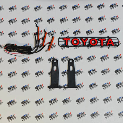 Toyota Fortuner GR Sport Front Grill with LED Light | Compatible With 2012 to 2016