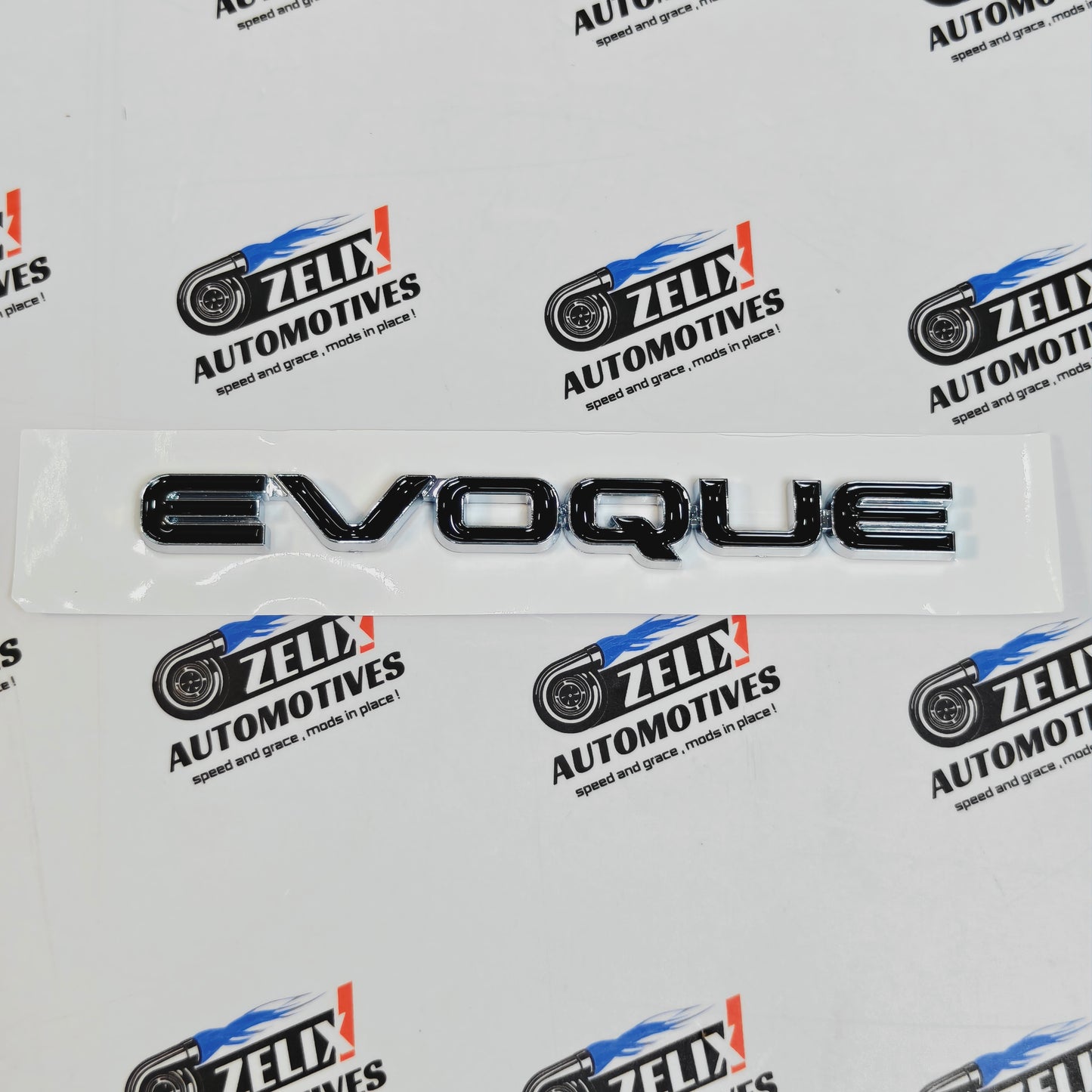 Range Rover Evoque Rear Letter Emblems