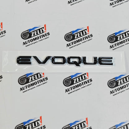 Range Rover Evoque Rear Letter Emblems