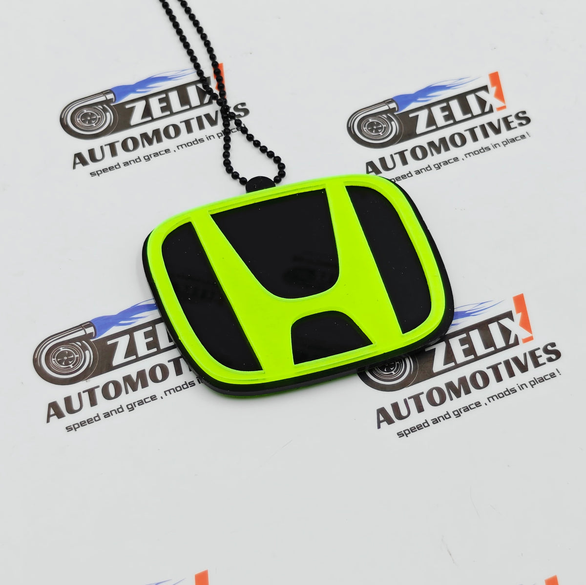 Neon Fluorescent Mirror Hanging For VW,Skoda,Honda & Toyota