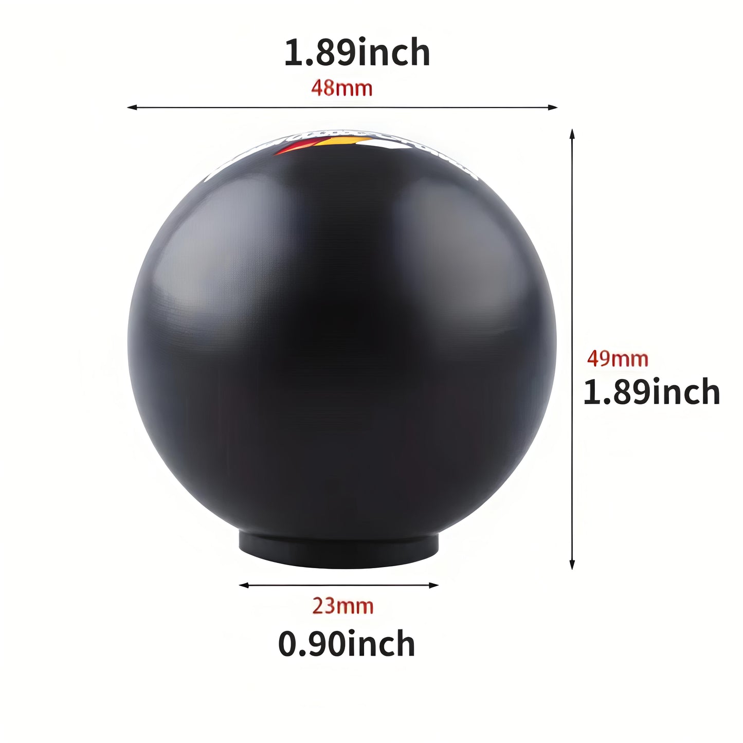 Mugen Power Round Ball Gear Shift Knob – Universal Fit