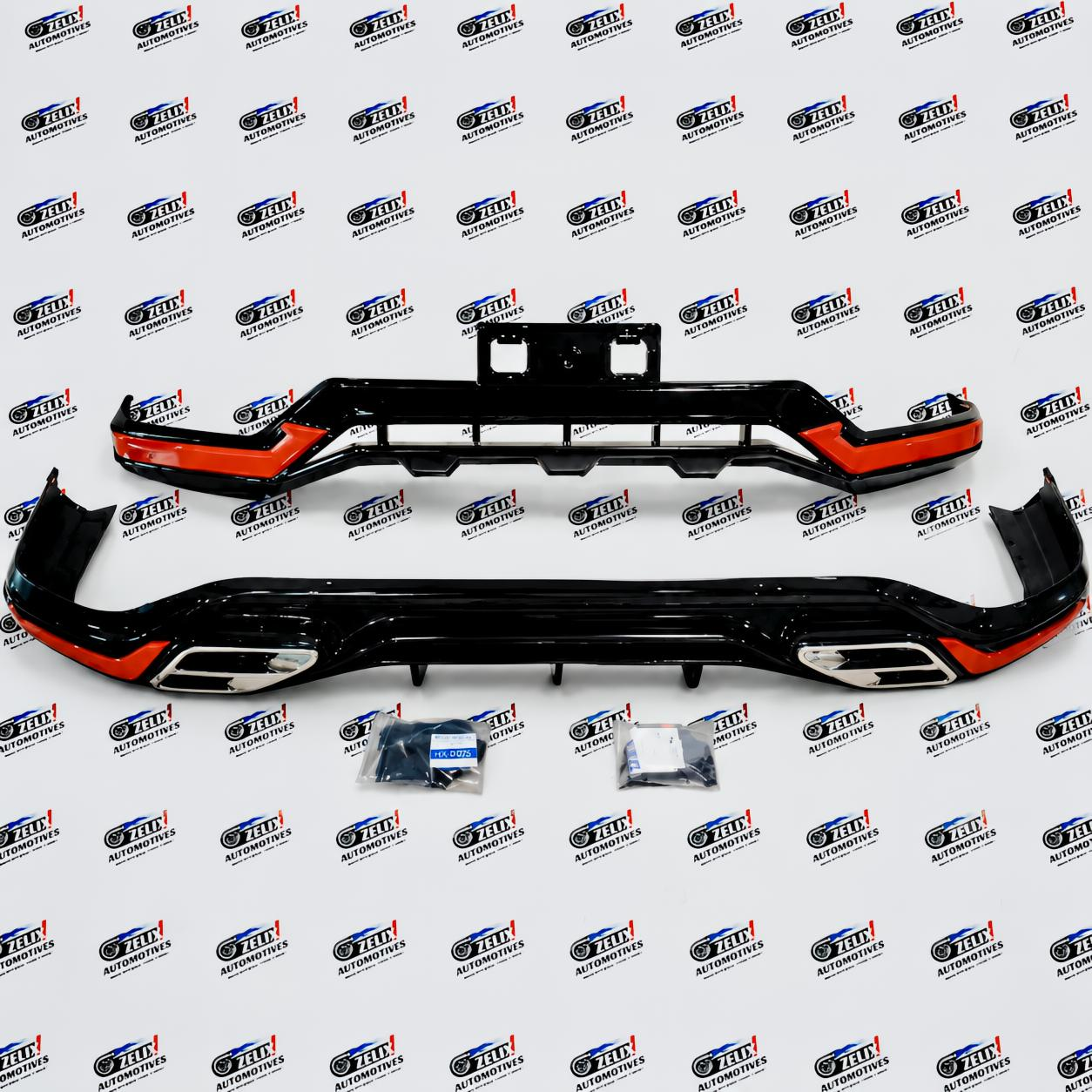 Toyota Fortuner Legender Front and Rear Skirting Kit | Premium ABS Body Upgrade