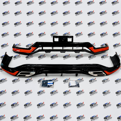 Toyota Fortuner Legender Front and Rear Skirting Kit | Premium ABS Body Upgrade