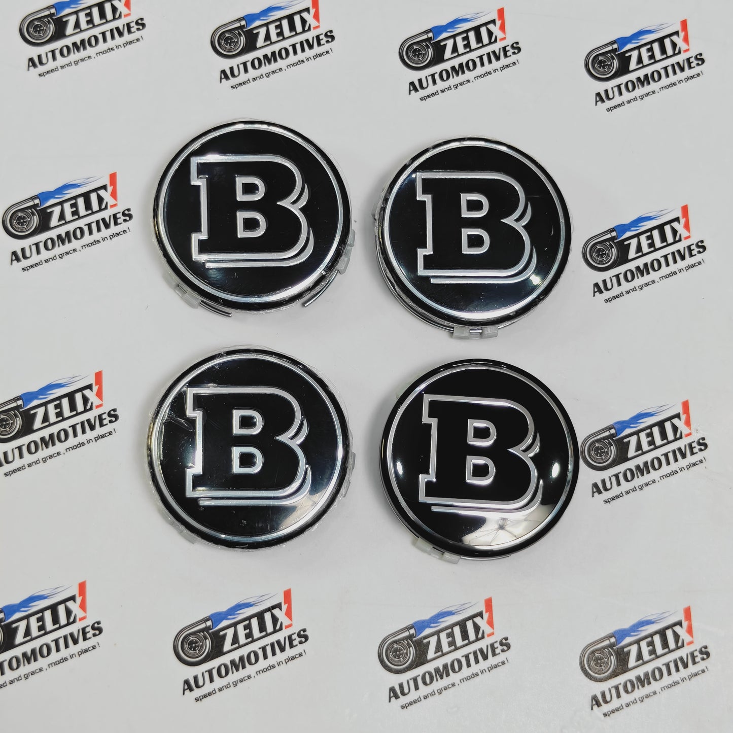 Mercedes Benz Brabus Wheel Caps | Outer Diameter 76.6-mm
