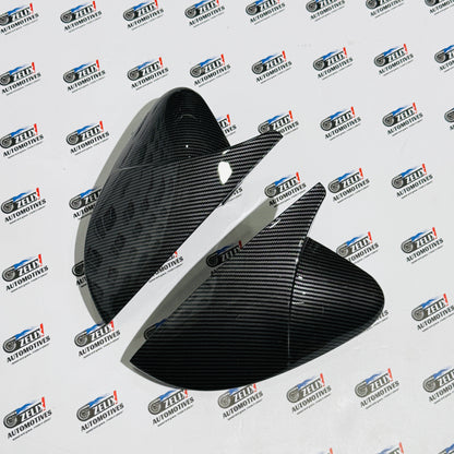 VW Virtus & Skoda Slavia Batman-Style Mirror Covers | Also Compatible with Taigun & Kushaq