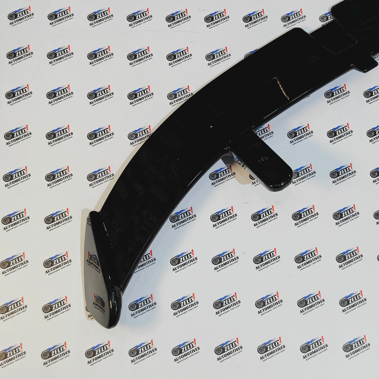Universal Hatchback V-Cut Style Rear Spoiler | Premium Glossy Black Finish