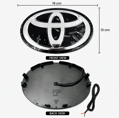 Toyota Front Grill Logo | Replacement Glowing LED Emblem