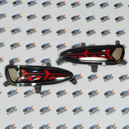 Hyundai i20 Elite LED Reflector Lights | Matrix Style Rear Bumper Lamp (2018+)