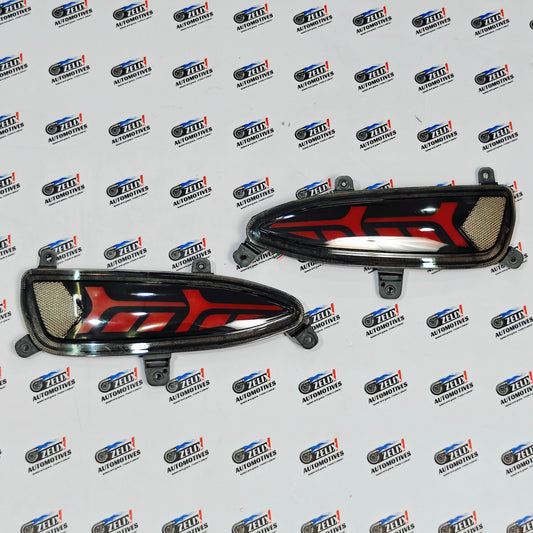 Hyundai i20 Elite LED Reflector Lights | Matrix Style Rear Bumper Lamp (2018+)