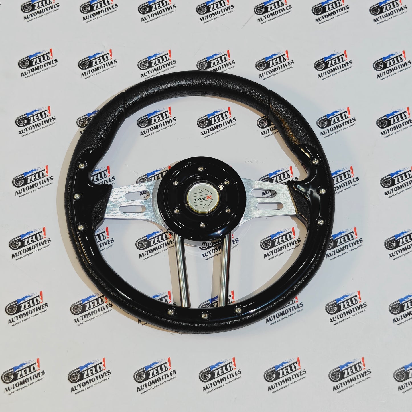 TYPE-R 13-Inch Steering Wheel | Universal Racing-Style Performance Wheel