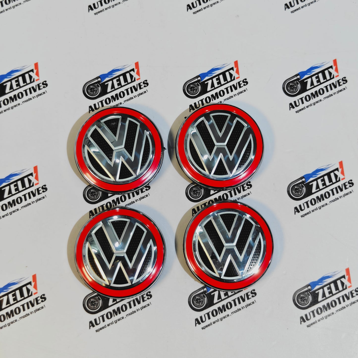 VW Wheel Center Caps Outer Diameter (65mm) | Fits For Polo,Vento,Jetta,Passat,Tiguan