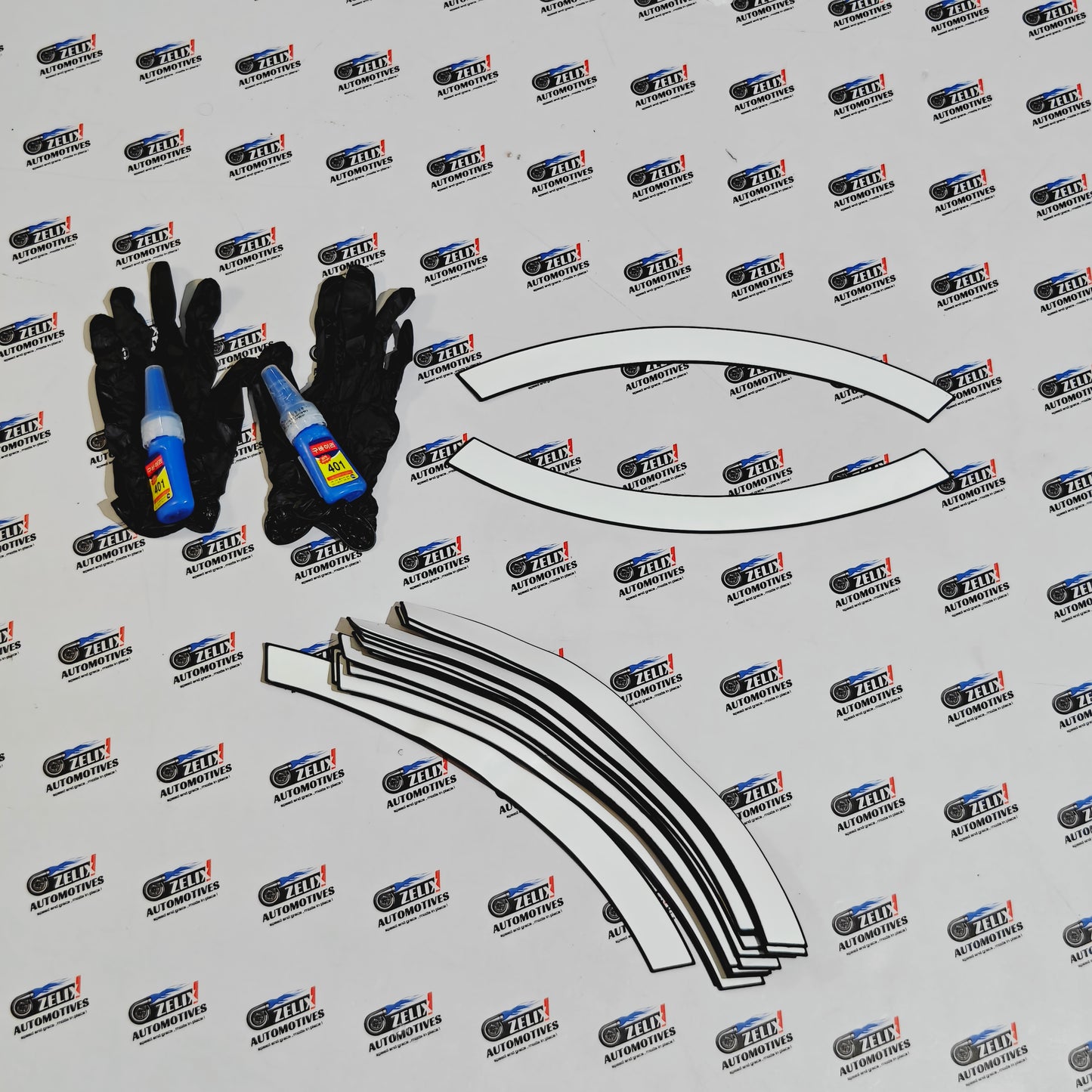 Car Tyre Stickers Sporty Designs for 4-Tyre