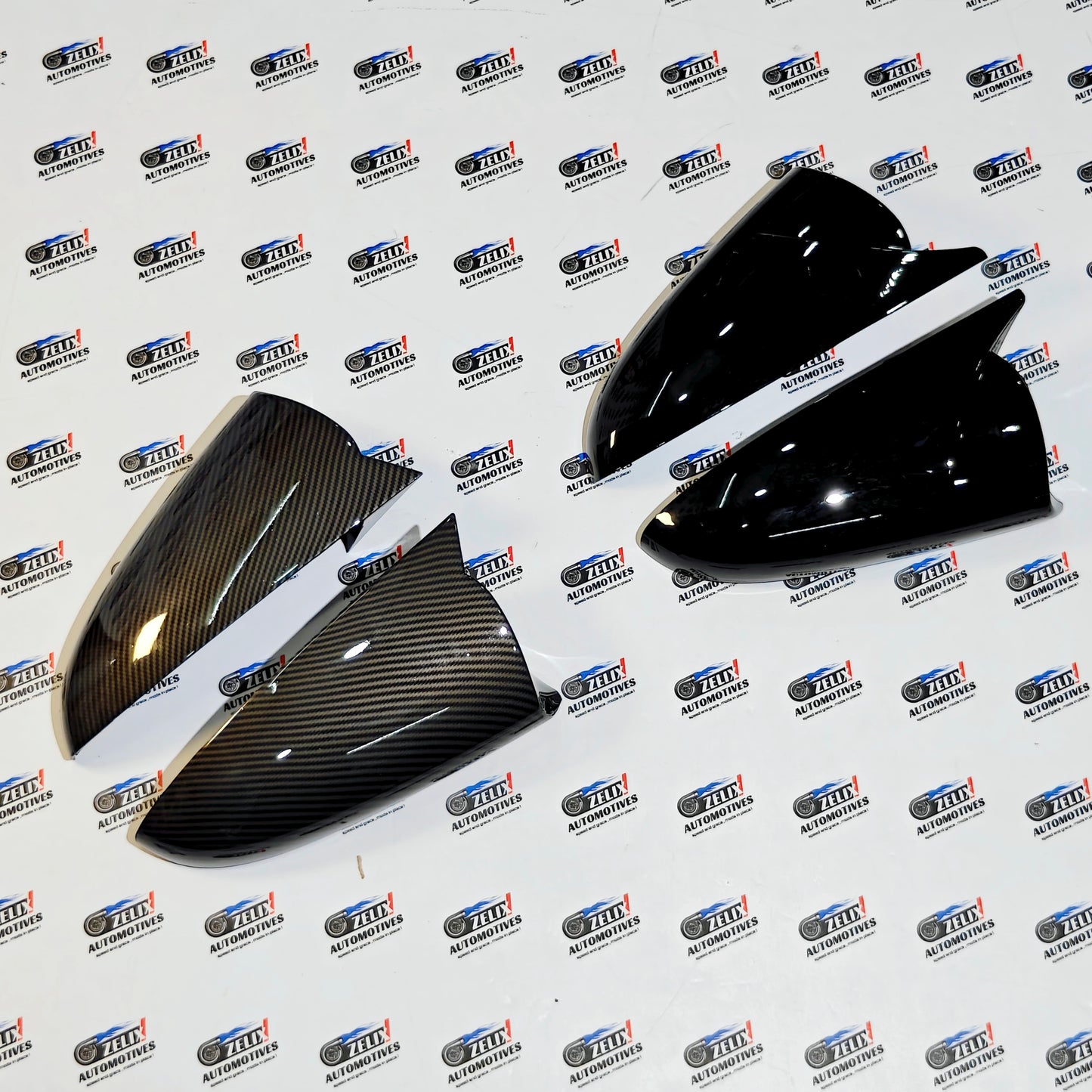 Hyundai i20 Batman Style Mirror Covers | Premium Gloss Black Finish Fits (2020–2025) Models