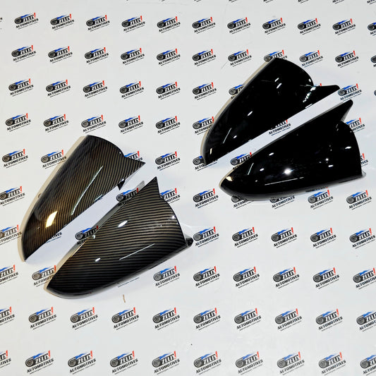 Hyundai i20 Batman Style Mirror Covers | Premium Gloss Black Finish Fits (2020–2025) Models