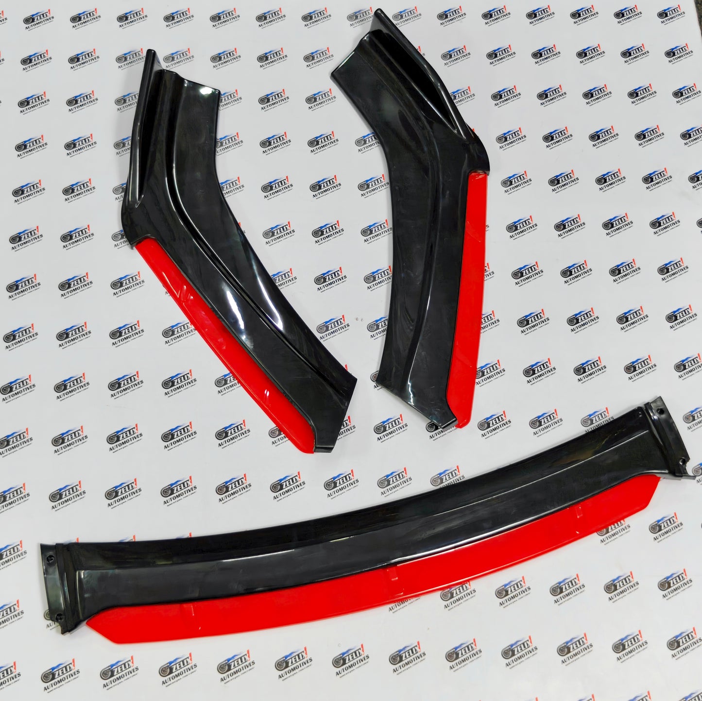 Universal Red Lip Splitter | 6-Piece Red Accent Design