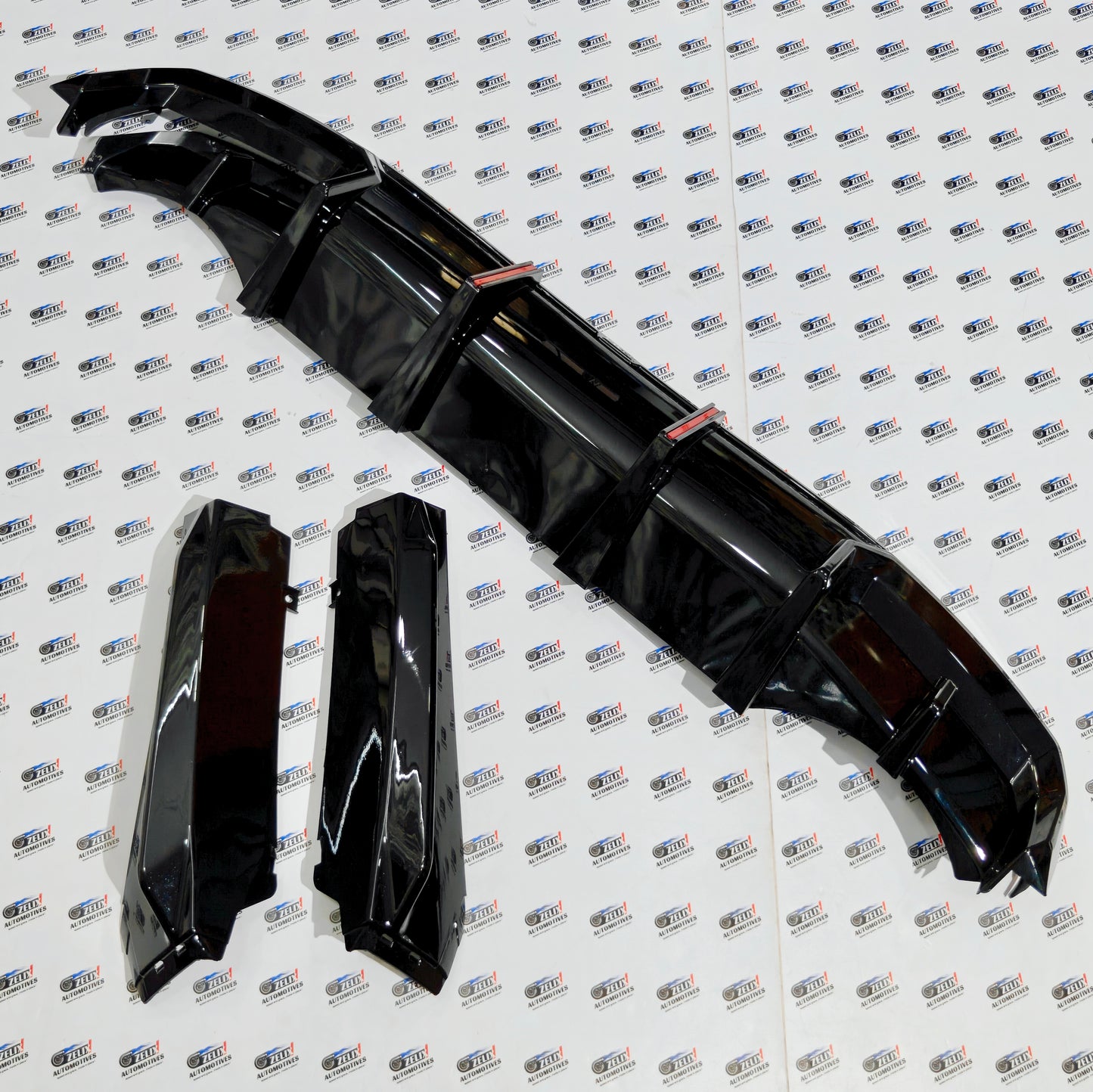 V-TEN Rear Sporty Diffuser For BMW 5 Series G60 & G68 | Imported