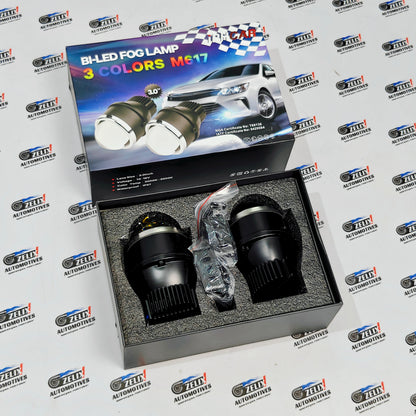 IPH-M617  Single-Color Fog Lamps 3-Inch | Bi-Xenon White LED Projector