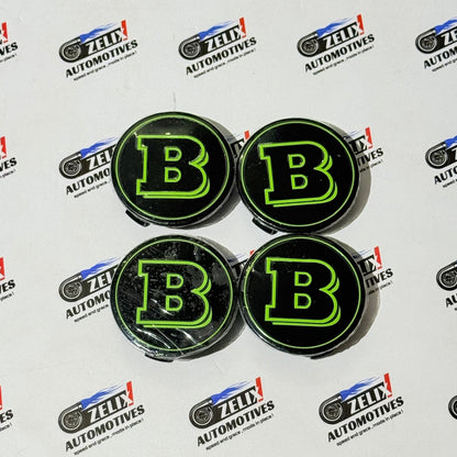 Mercedes Benz Brabus Wheel Caps | Outer Diameter 76.6-mm