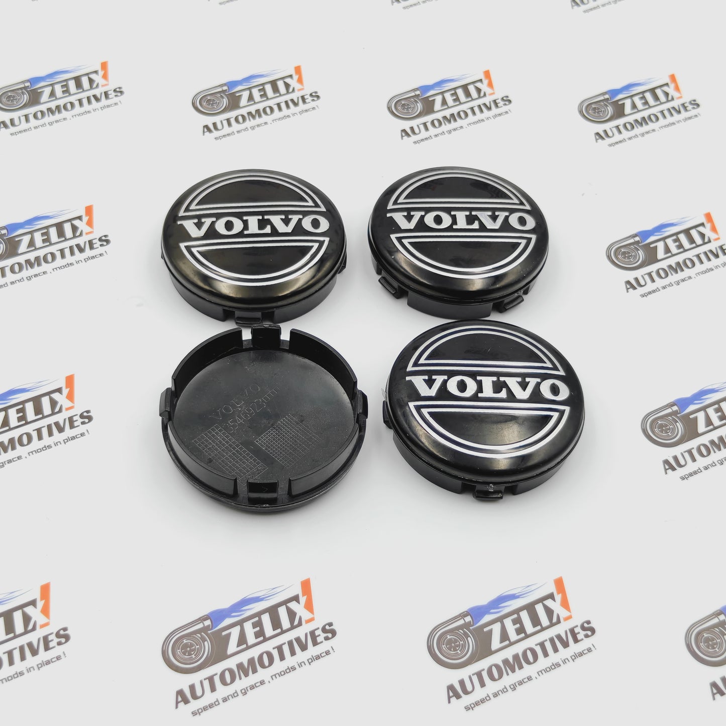VOLVO Wheel Caps Set of 4 | Outer Diameter 65.5-mm