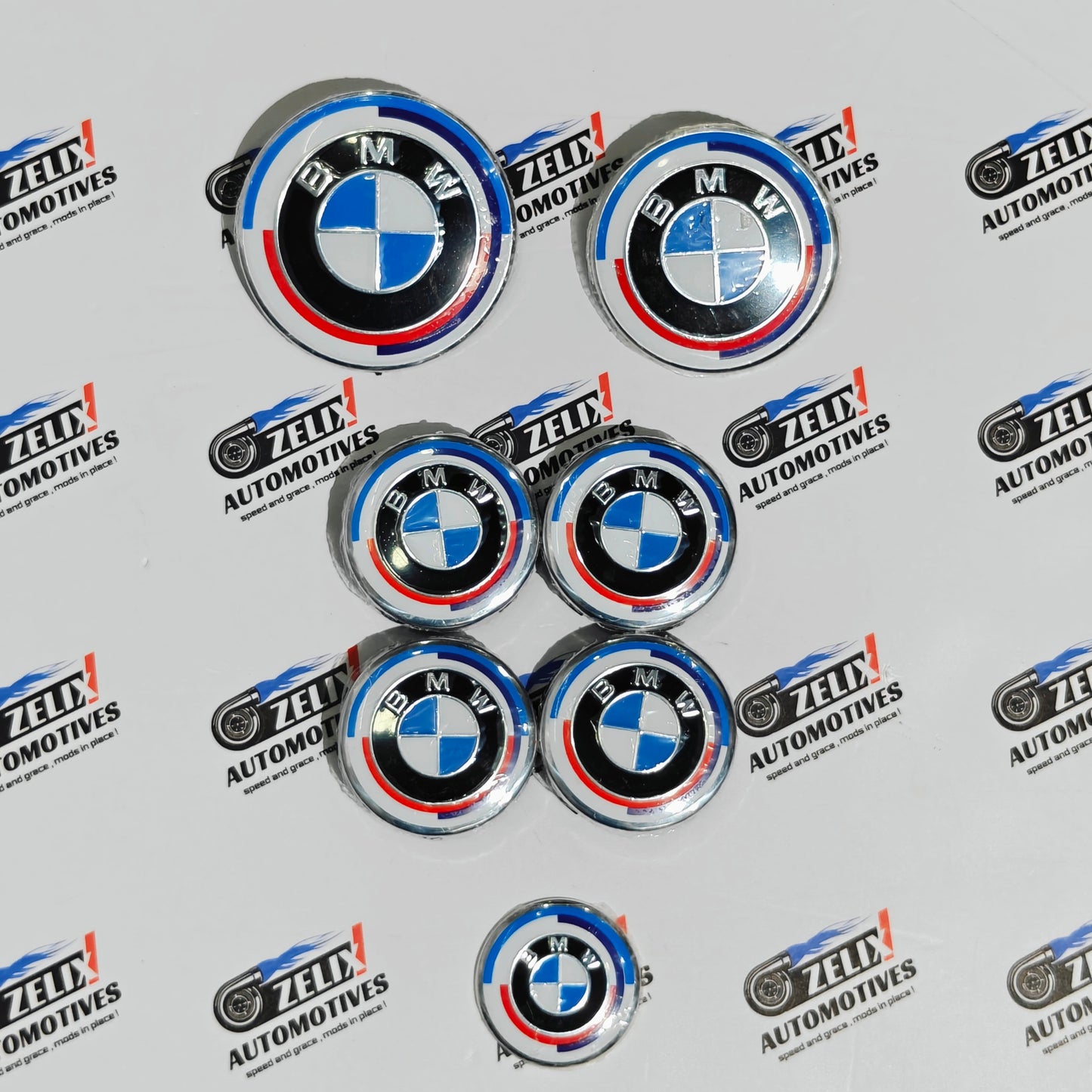 BMW Complete Emblem Kit Set of 7 | Exterior & Interior