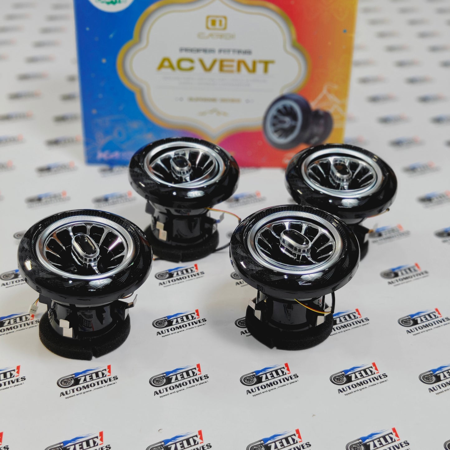 Cardi K4 AC Vent & Foot Light For Mahindra Thar & ROXX | Moving Stars Effect