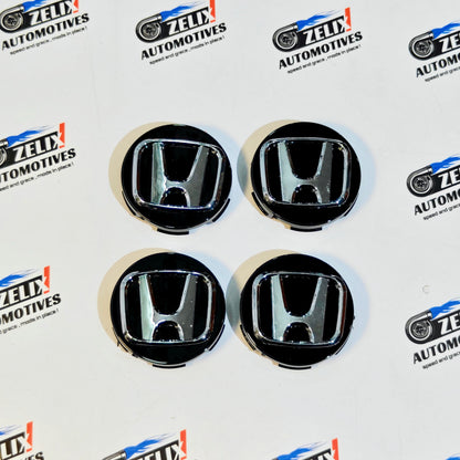 Honda Wheel Center Caps Set of 4 | Outer Diameter (58mm)