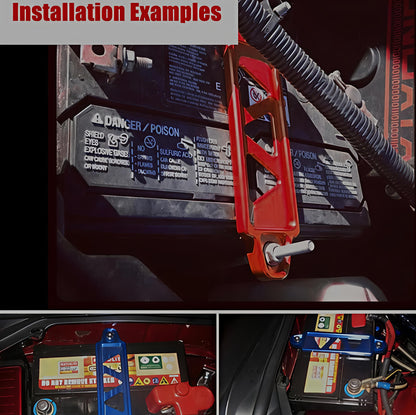 Battery Holder Down Bracket Clamp | Universal Fit in Multi-Color