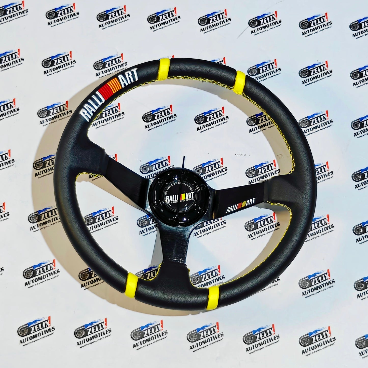 Ralliart  Carbon Edition Steering Wheel (14-Inch) – Universal Racing Style
