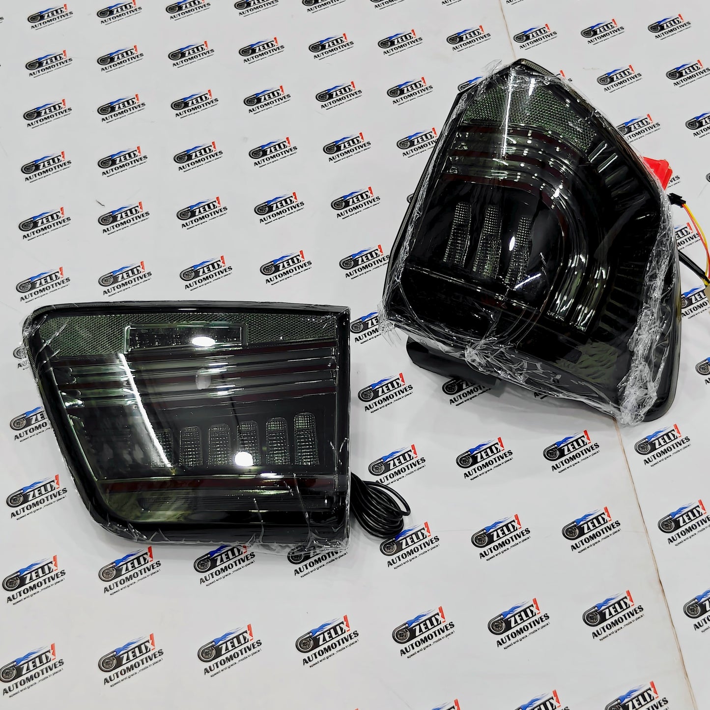 Toyota Fortuner Type-2 Dodge-Style LED Tail Lights (2012-2016)