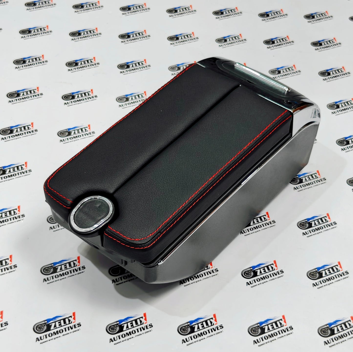 BMW-Style Universal Car Center Armrest Console – Adjustable Storage Box