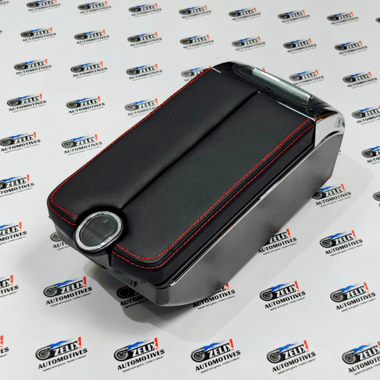 BMW-Style Universal Car Center Armrest Console – Adjustable Storage Box
