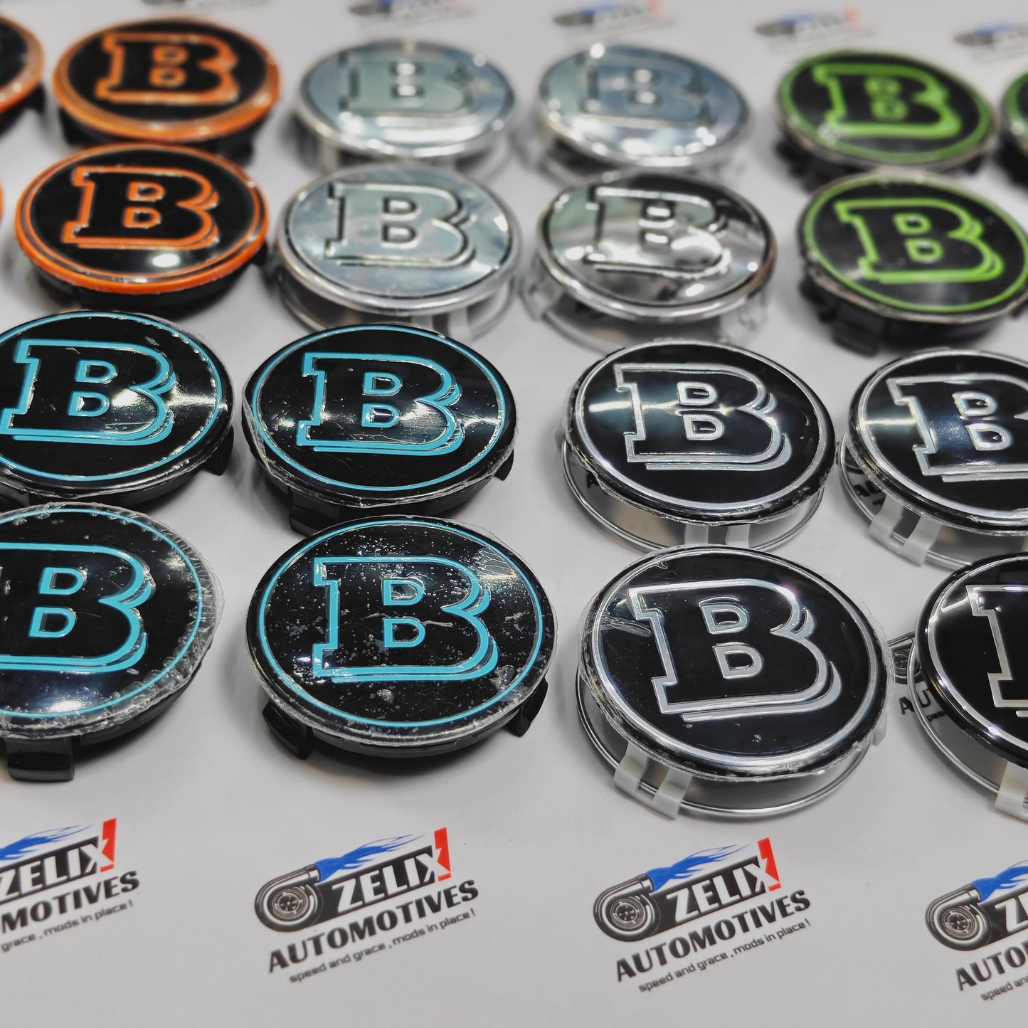 Mercedes Benz Brabus Wheel Caps | Outer Diameter 76.6-mm
