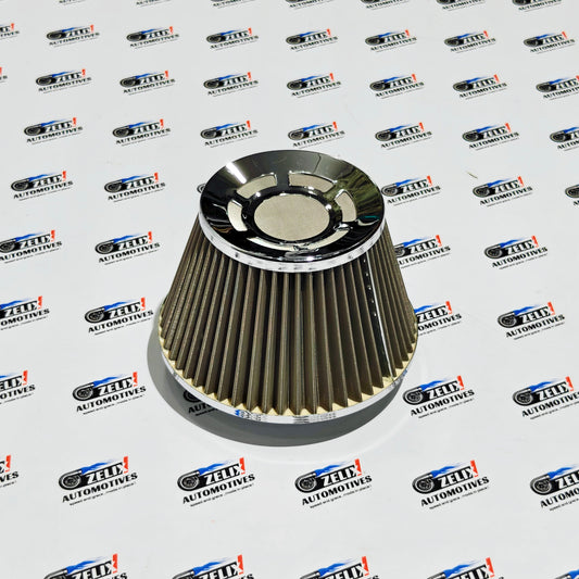 Universal Conical Air Intake Filter | Aftermarket  Filter (3-Inch Inlet Size )