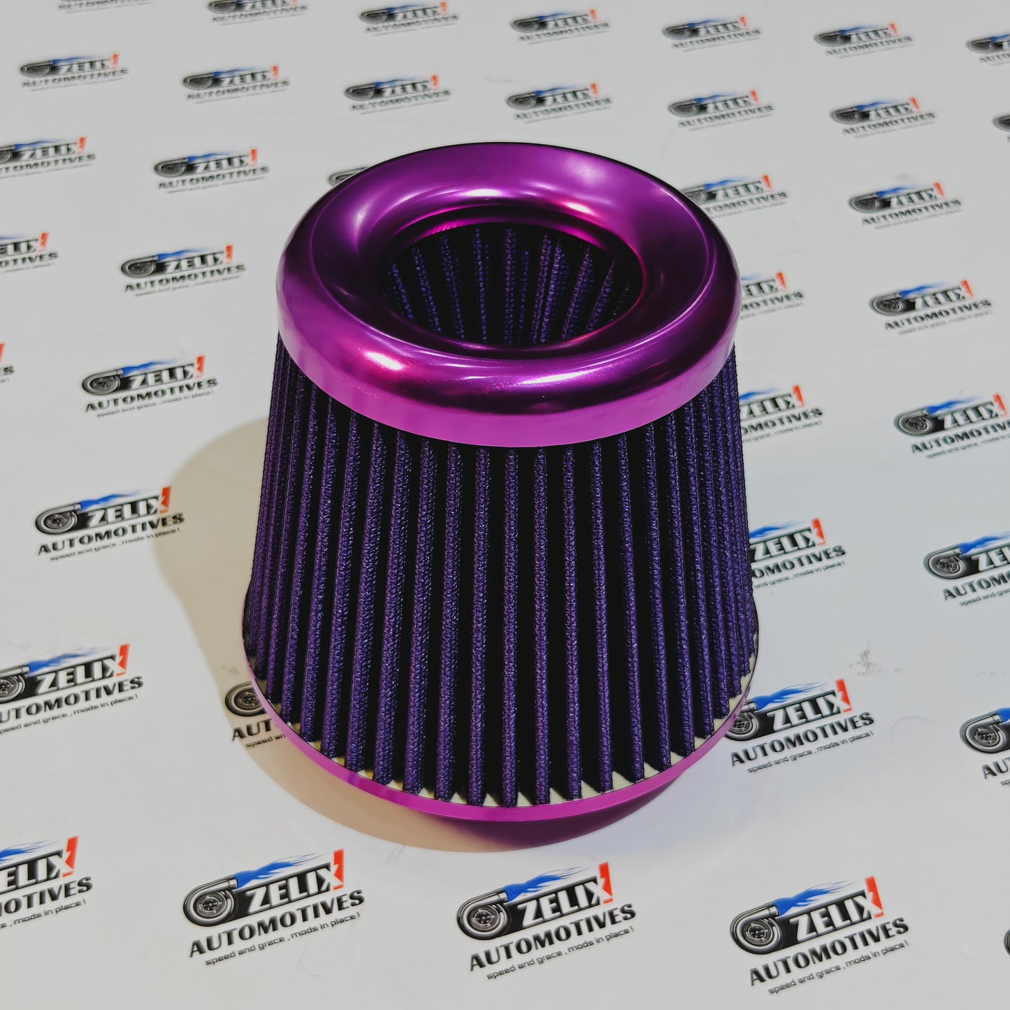 Universal High-Flow Air Intake Cone Filter | Dual Layer 3-Inch Inlet