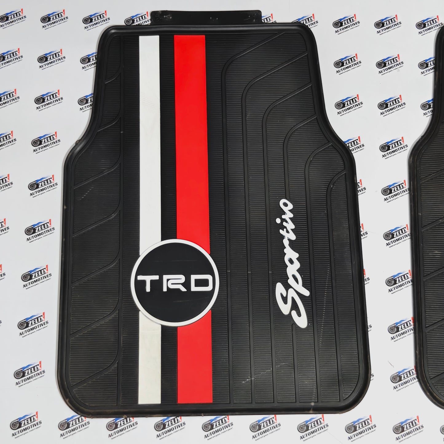 TRD JDM Universal Car Floor Mats | Premium Rubber Set of 4