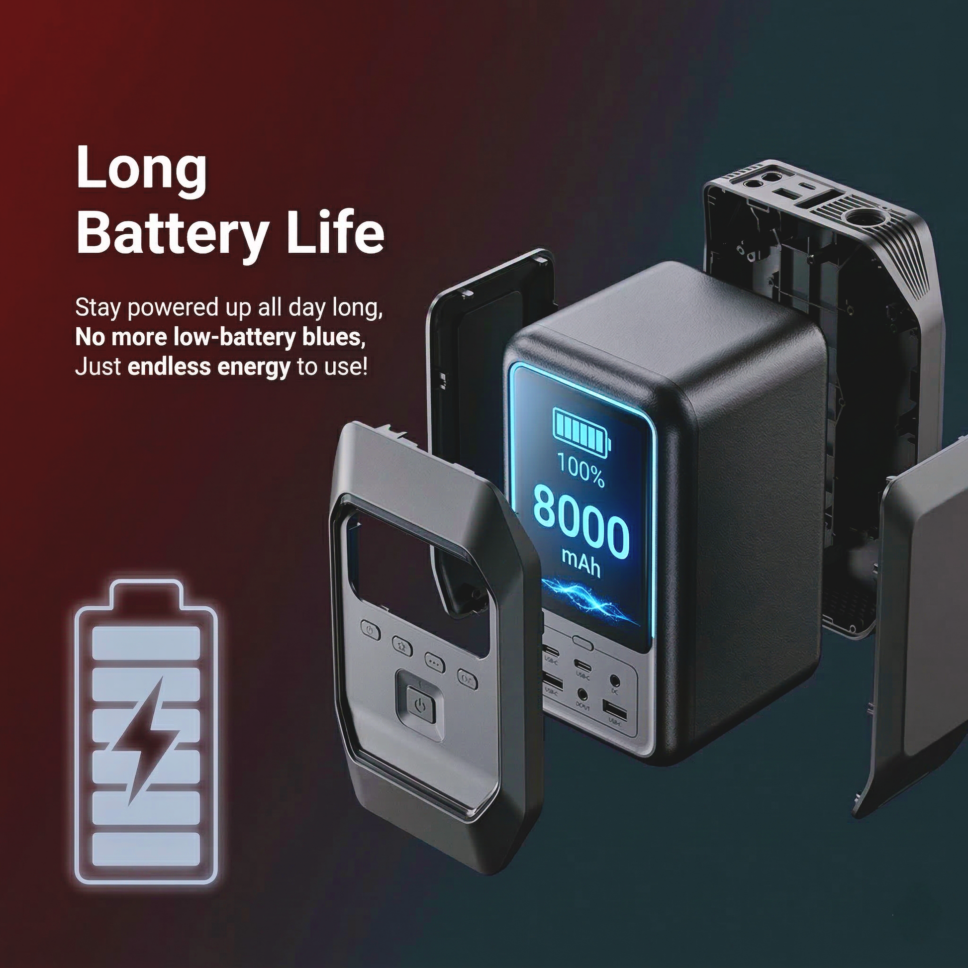 ＪUＪU Qubo 2-in-1 Jump Starter & Tyre Inflator 12000mAh – Zelix Automotives
