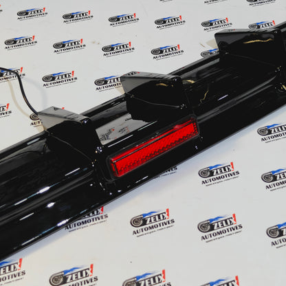 VW Virtus Rear Diffuser with Brake Light | 6-Fin Design
