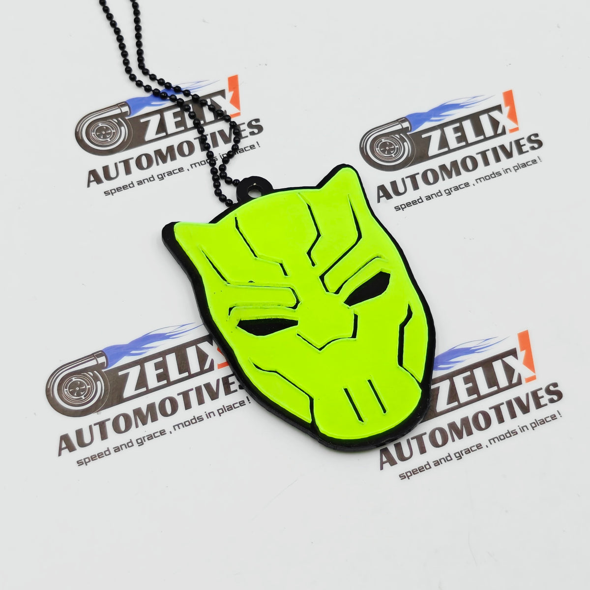Neon Fluorescent Car Mirror Hanging | Marvel & DC Collection