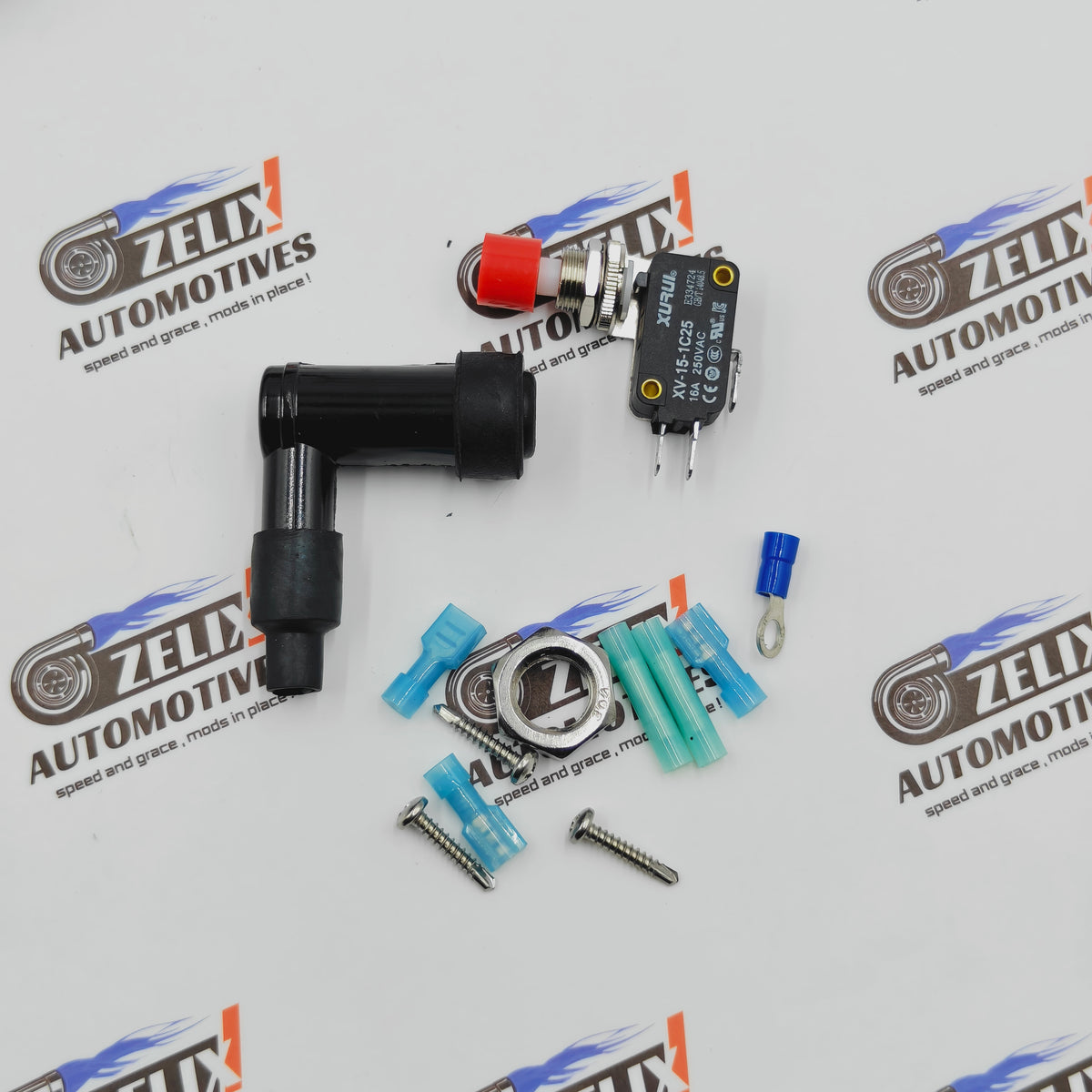 Exhaust Flame Kit for Single Exhaust Setup | Imported