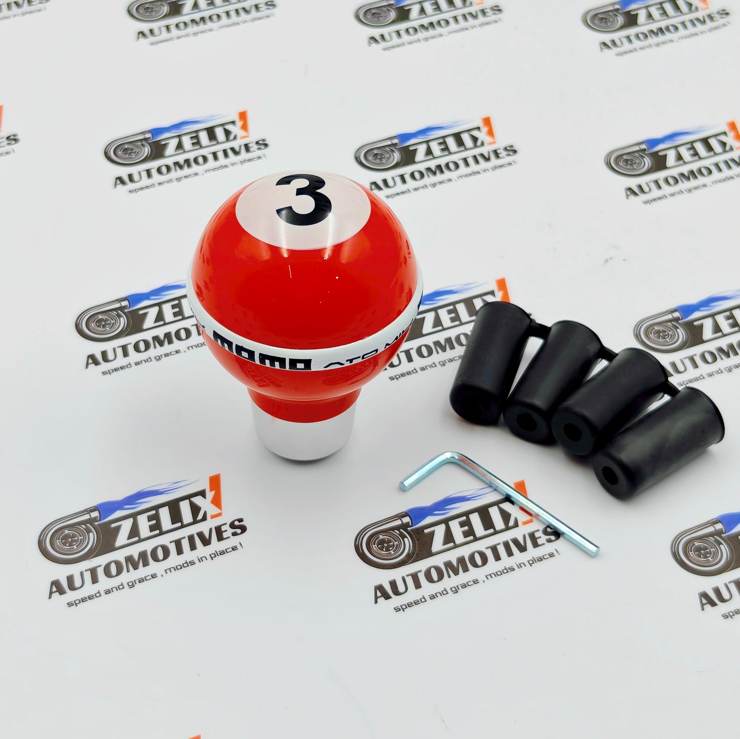 MOMO Snooker Ball Design Gear Knob | Universal Fit