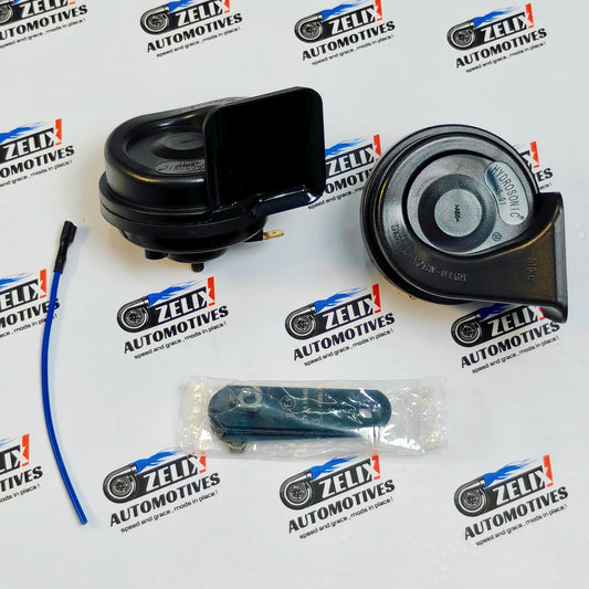 Hydrosonic Copper Coil Trumpet Horn Set Model-HS-01 | Universal Aftermarket Fitment