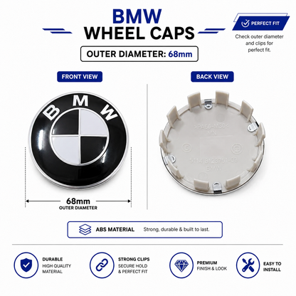 BMW Complete Emblem Kit Set of 7 | Exterior & Interior